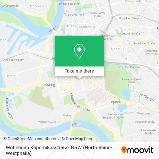 Wohnheim Kopernikusstraße map