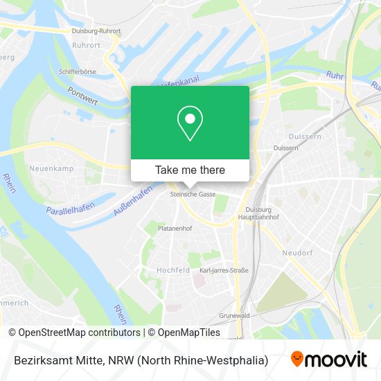 Карта Bezirksamt Mitte