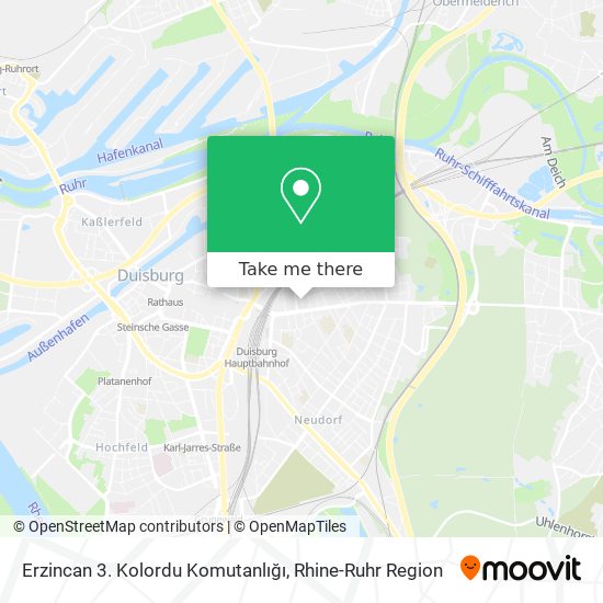 Erzincan 3. Kolordu Komutanlığı map