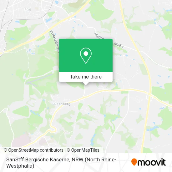 Карта SanStff Bergische Kaserne