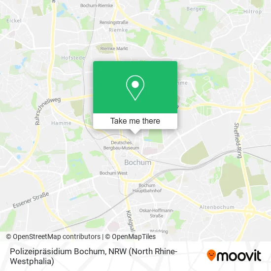 Карта Polizeipräsidium Bochum