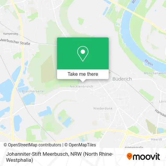 Карта Johanniter-Stift Meerbusch