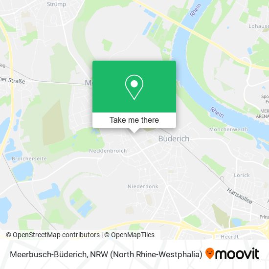 Meerbusch-Büderich map