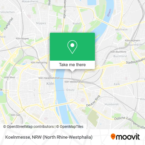 Карта Koelnmesse