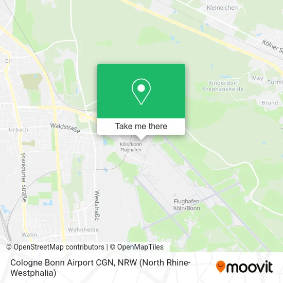 Карта Cologne Bonn Airport CGN