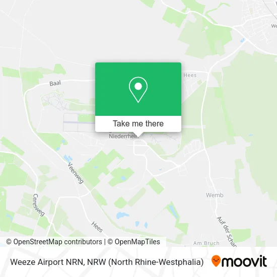 Карта Weeze Airport NRN