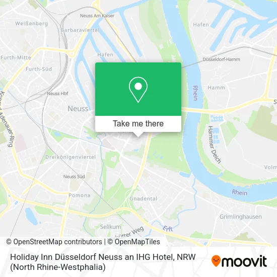 Карта Holiday Inn Düsseldorf Neuss an IHG Hotel
