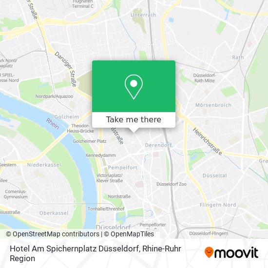 Hotel Am Spichernplatz Düsseldorf map