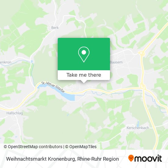 Weihnachtsmarkt Kronenburg map