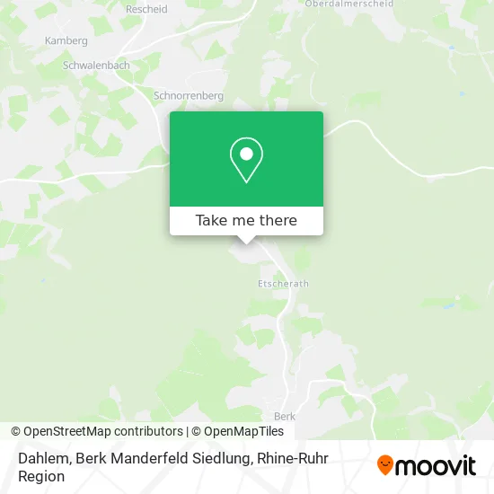 Dahlem, Berk Manderfeld Siedlung map