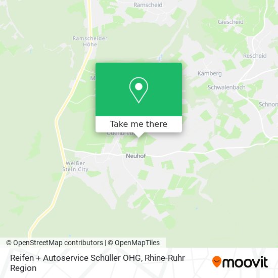 Reifen + Autoservice Schüller OHG map