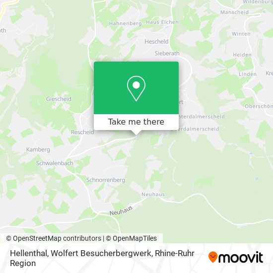 Hellenthal, Wolfert Besucherbergwerk map