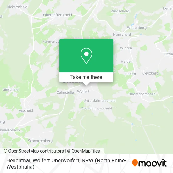 Карта Hellenthal, Wolfert Oberwolfert