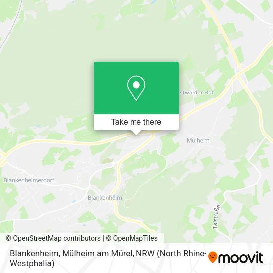 Карта Blankenheim, Mülheim am Mürel