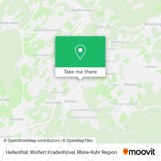 Hellenthal, Wolfert Kradenhövel map