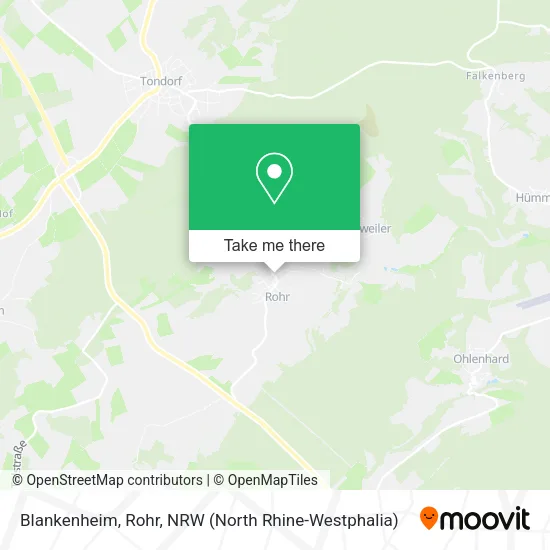 Blankenheim, Rohr map