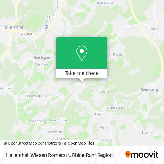 Hellenthal, Wiesen Römerstr. map