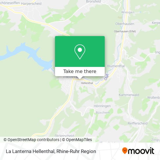 La Lanterna Hellenthal map
