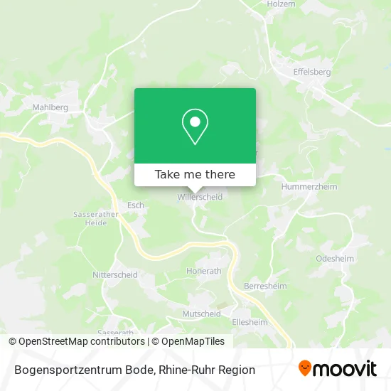 Карта Bogensportzentrum Bode