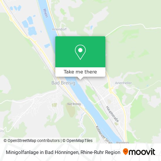 Minigolfanlage in Bad Hönningen map