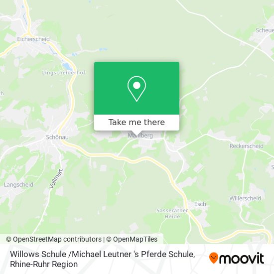 Willows Schule /Michael Leutner 's Pferde Schule map
