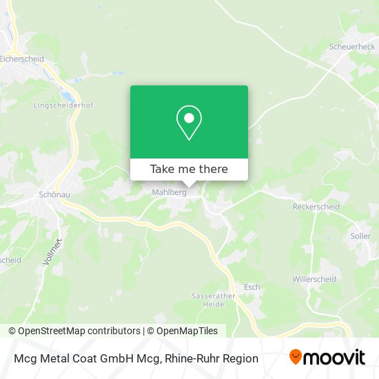 Mcg Metal Coat GmbH Mcg map