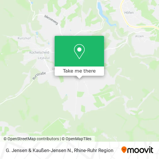 Карта G. Jensen & Kaußen-Jensen N.