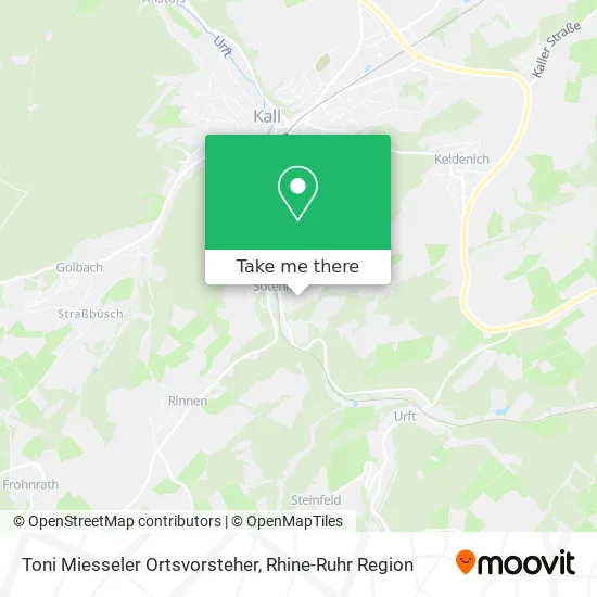 Карта Toni Miesseler Ortsvorsteher