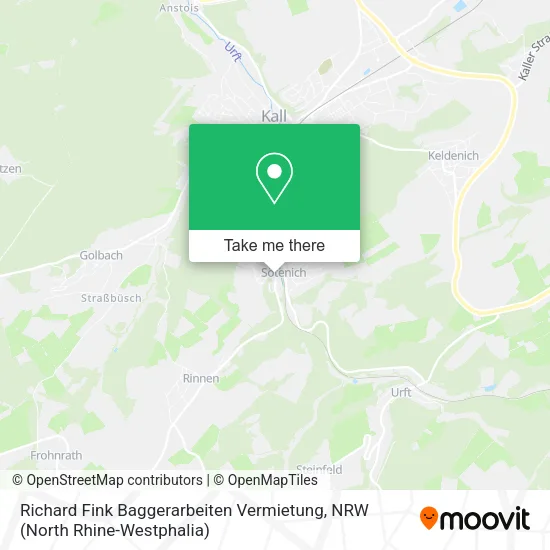 Карта Richard Fink Baggerarbeiten Vermietung