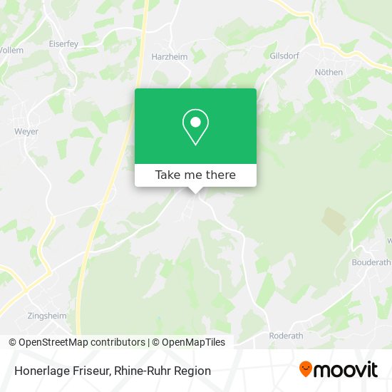 Honerlage Friseur map