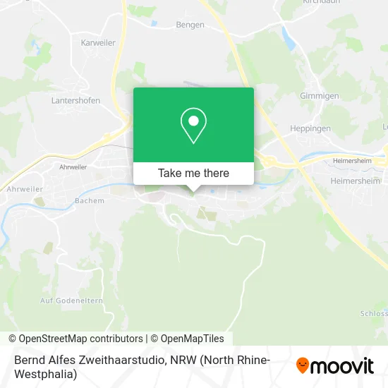 Карта Bernd Alfes Zweithaarstudio
