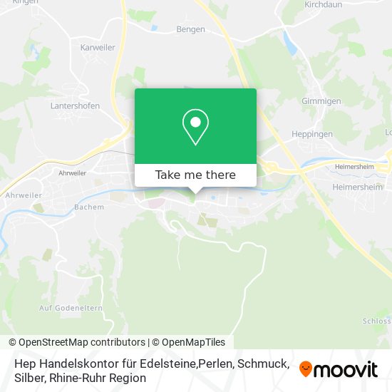Hep Handelskontor für Edelsteine,Perlen, Schmuck, Silber map