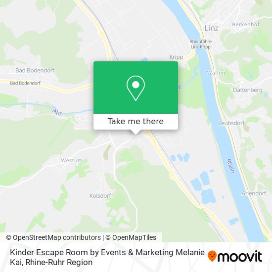 Карта Kinder Escape Room by Events & Marketing Melanie Kai
