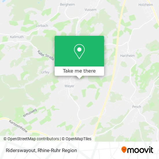 Riderswayout map