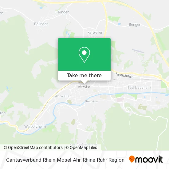 Карта Caritasverband Rhein-Mosel-Ahr