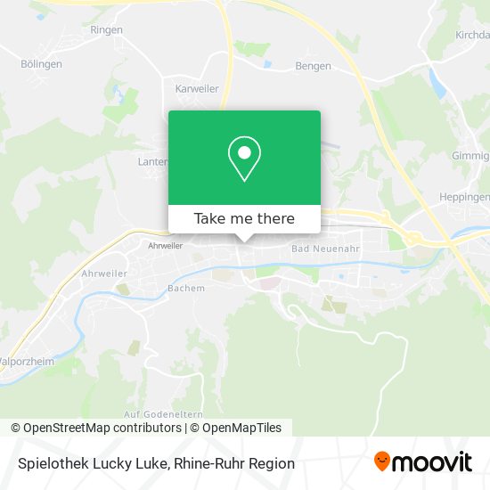 Карта Spielothek Lucky Luke