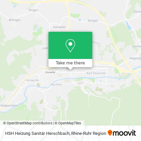 Карта HSH Heizung Sanitär Herschbach
