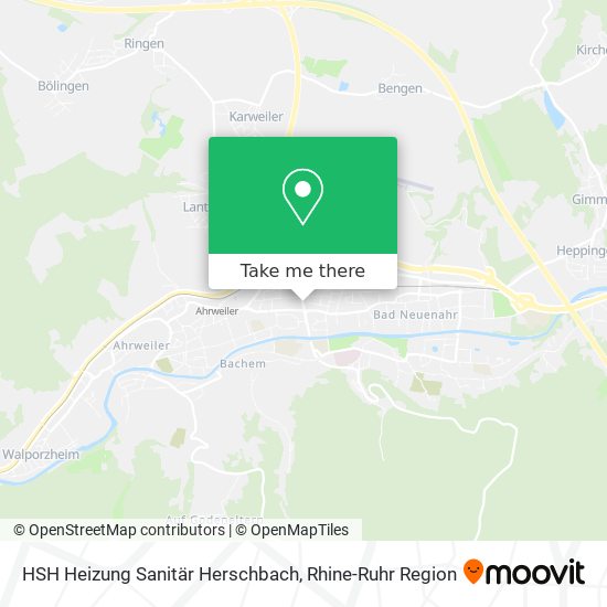 HSH Heizung Sanitär Herschbach map