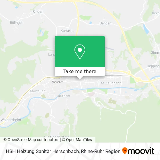 Карта HSH Heizung Sanitär Herschbach