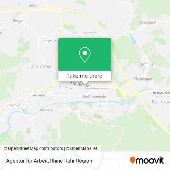 Карта Agentur für Arbeit