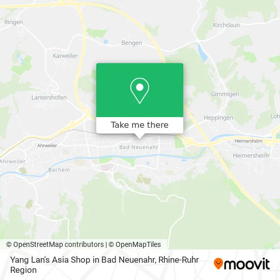 Карта Yang Lan's Asia Shop in Bad Neuenahr