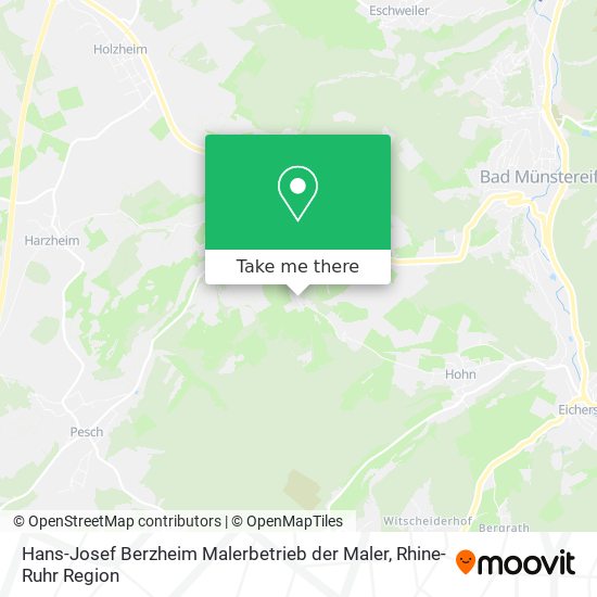 Hans-Josef Berzheim Malerbetrieb der Maler map