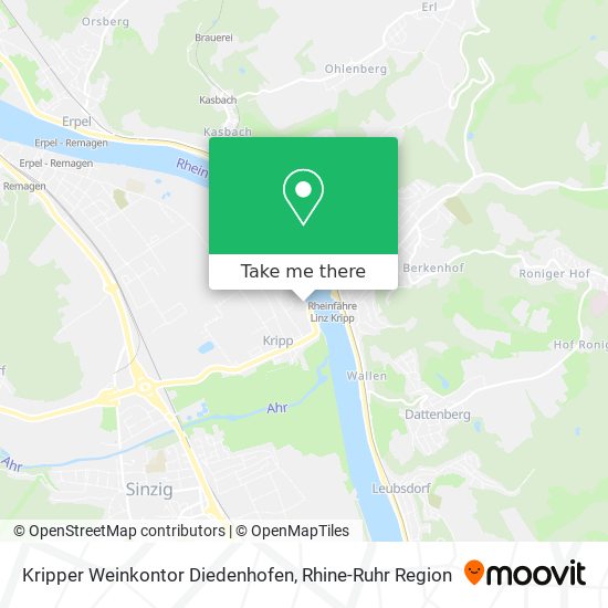 Kripper Weinkontor Diedenhofen map