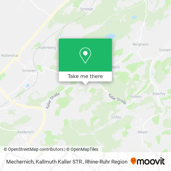 Карта Mechernich, Kallmuth Kaller STR.