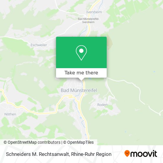 Schneiders M. Rechtsanwalt map