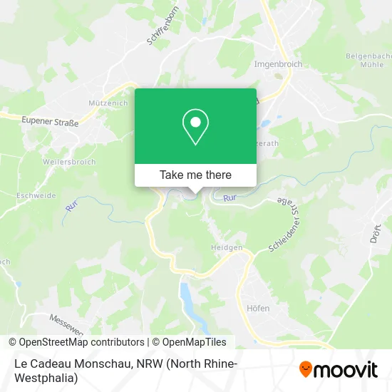 Карта Le Cadeau Monschau