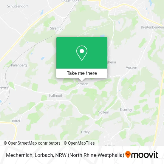 Mechernich, Lorbach map