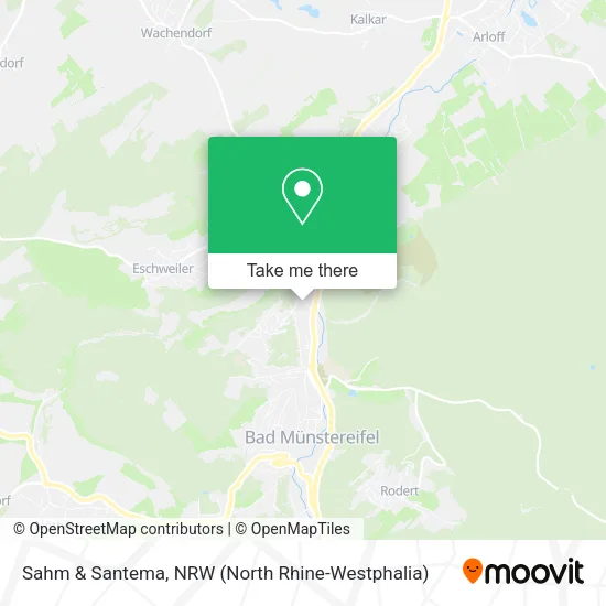 Карта Sahm & Santema