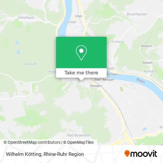 Карта Wilhelm Kötting