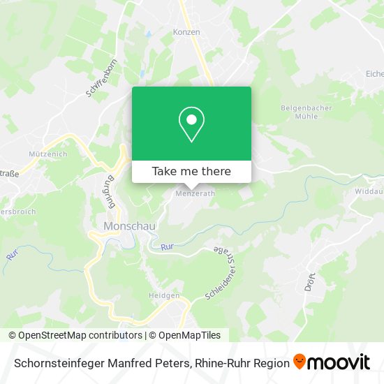 Schornsteinfeger Manfred Peters map